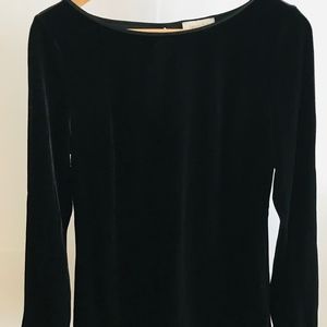 Laundry - Black Velvet top
